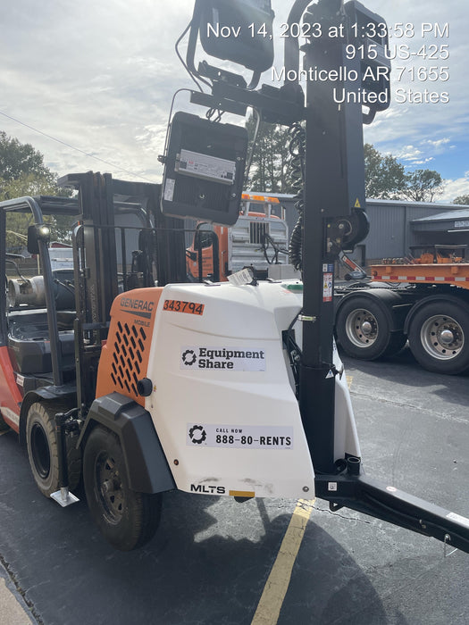 2023 Generac MLT2 Diesel, Flex Switch 120V Input, Powerzone Controller, (4) 320W LED Lights, 4kW Generator, 39.9 Gal Fuel Tank, 2" Ball, T3