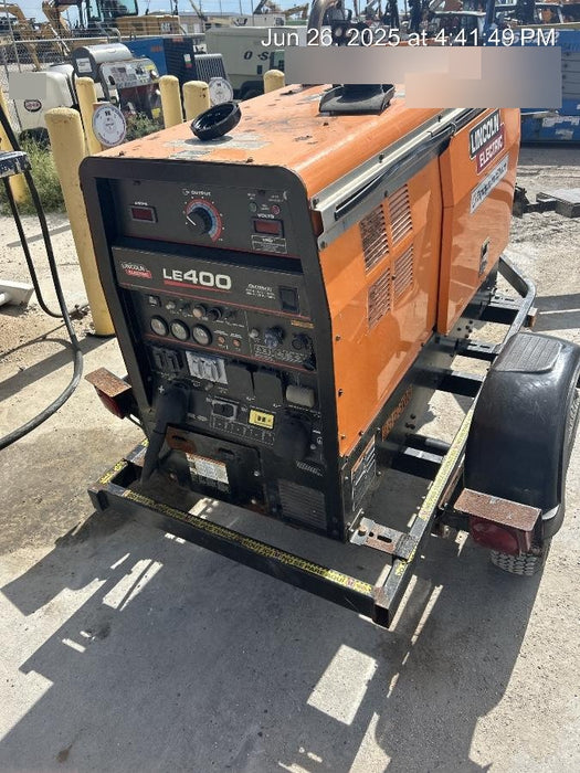 2022 Lincoln Electric LE400 Kubota V1505, Trlr, Cable Rack, Light Kit, ES Decals, T3