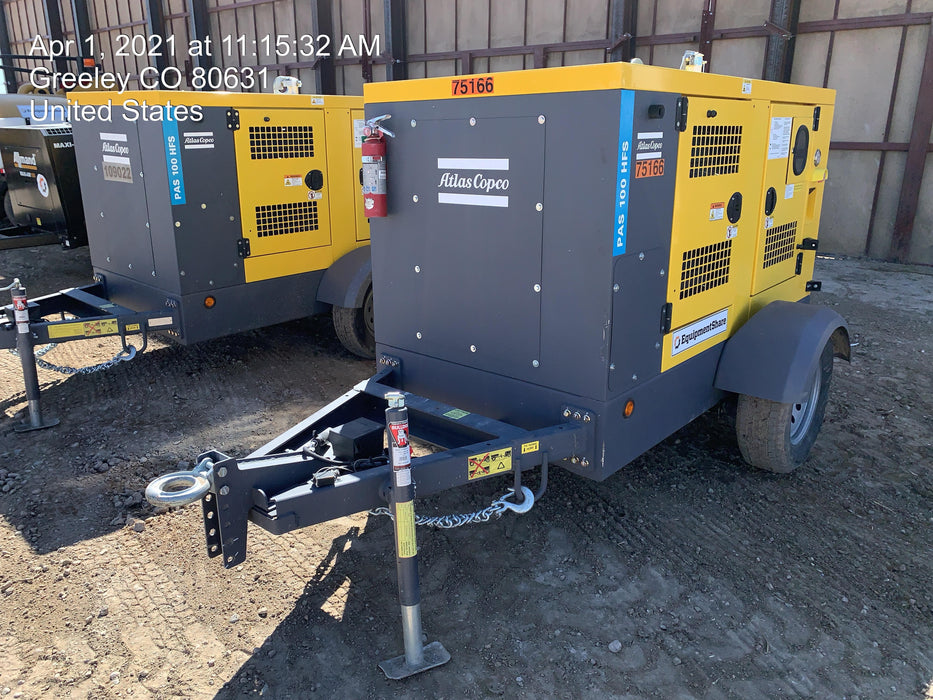 2020 ATLAS COPCO PAS 100 HF CS Enclosed