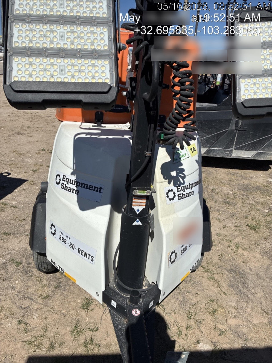 2024 Generac MLT2 Diesel, Flex Switch 120V Input, Powerzone Controller, 
(4) 320W LED Lights, 4kW Generator, 39.9 Gal Fuel Tank, 2" Ball, T3