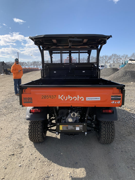 2022 Kubota RTV-X1140W-H Plastic Canopy, Windshield Acrylic Clear, LED Strobe Light, Wire Harness Kit, Back up Alarm