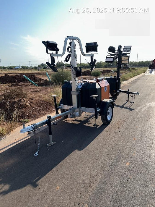 2024 Wanco WLTT-4MM4K Diesel, Deep Sea Controller, Shore Power Plug, Auto Start, (4) 350W LED Floodlights, 4kW Generator, 60 Gal Fuel Tank, 2" Ball, T3