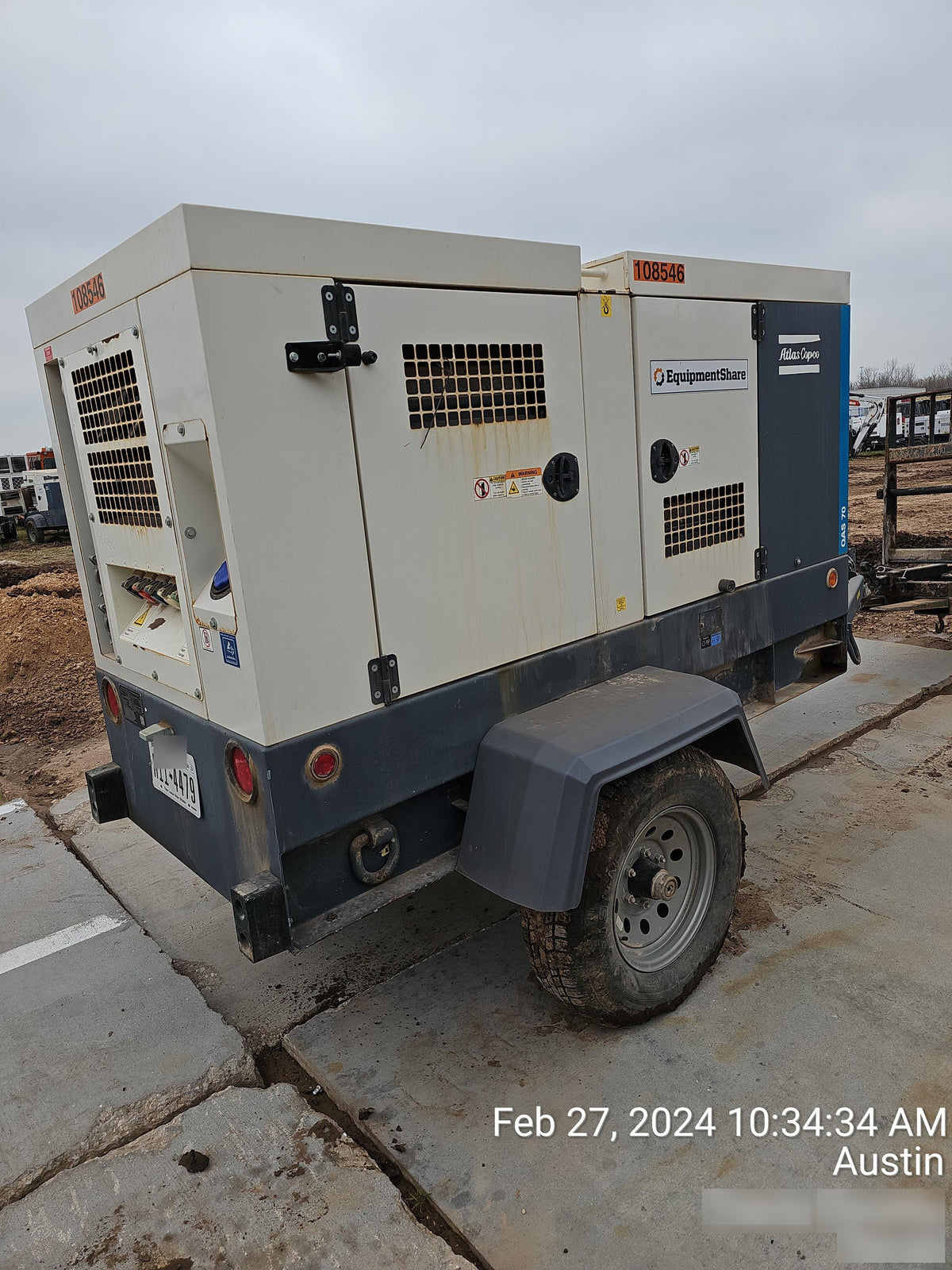 2020 ATLAS COPCO QAS 70