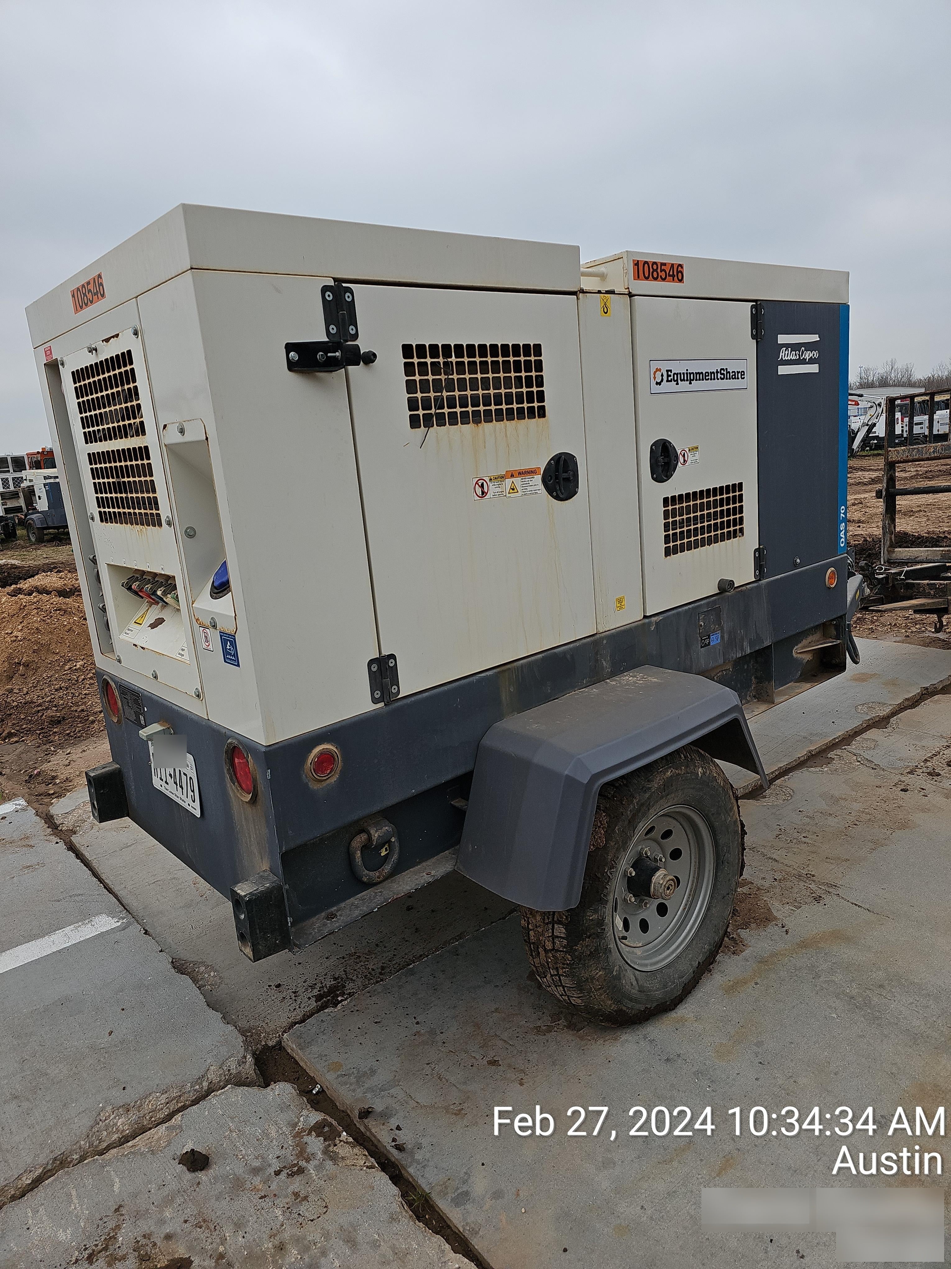 2020 ATLAS COPCO QAS 70