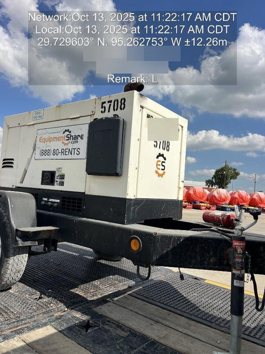 2017 Multiquip DLW400ESA4 MultiQuip 400 amp Welder, 14kW, 120/240V, T4F Kubota + 100' welding cable set