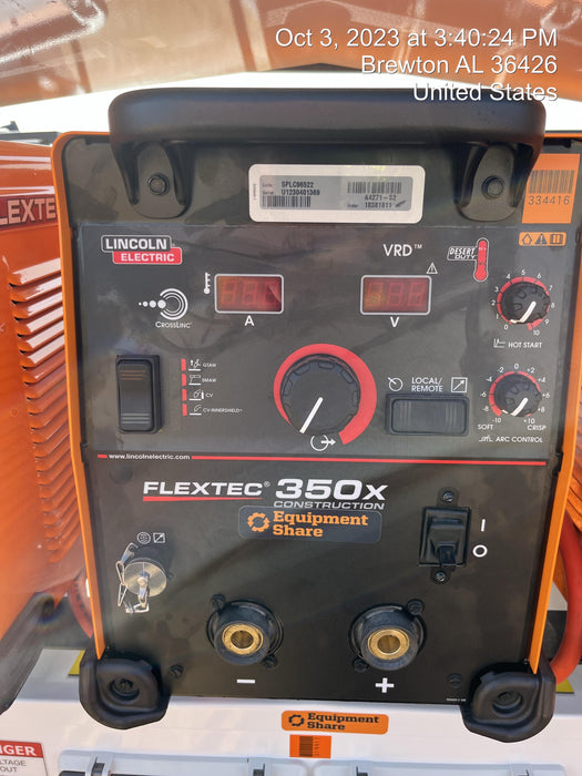 2023 LINCOLN ELECTRIC FLEXTEC 350X