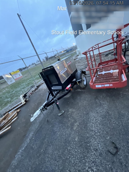 2019 Lincoln Electric Vantage 322 Ready-Pak 3, Two Wheel Trailer, Fender and Light Kit, Cable Rack