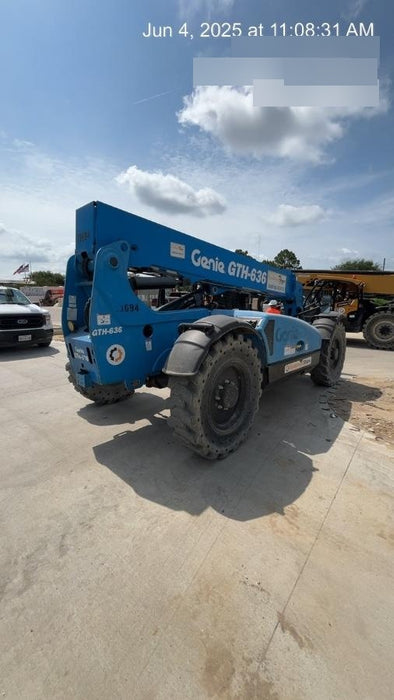 2018 Genie GTH-636 Genie GTH-636 w/Open ROPS, Work Lights, Solid Tires, RH Cab Mesh, Beacon, 48" Carriage and Forks