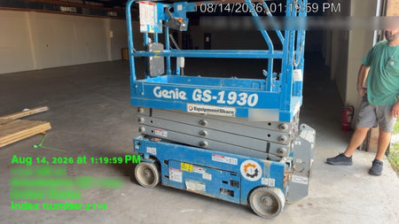 2018 Genie GS-1930 Genie GS-1930 w/Fixed Rail, Chain Entry