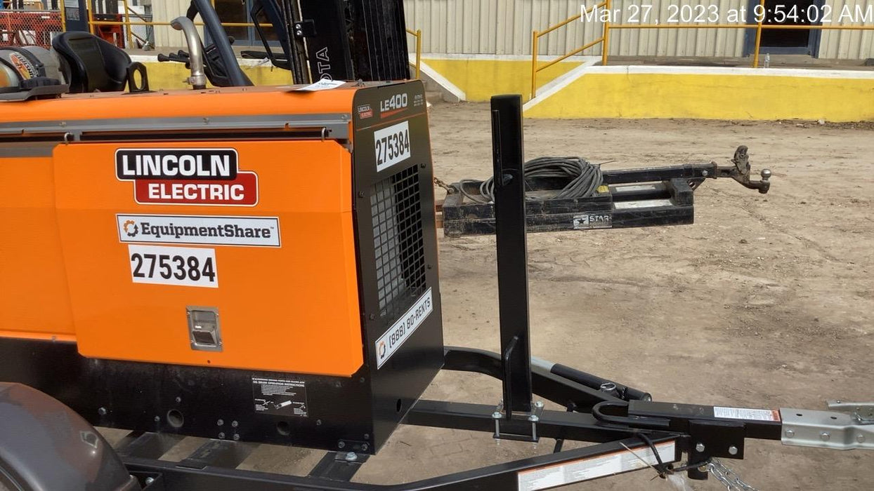 2022 Lincoln Electric LE400 Kubota V1505, Trlr, Cable Rack, Light Kit, ES Decals, T3