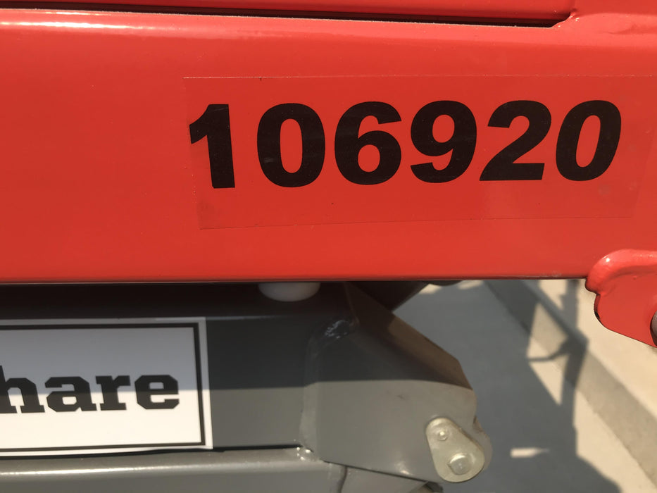 2020 Skyjack SJIII-3219 Solid NM Tires, Half height spring hinged entry gate, Dual Beacons, 800W Inverter