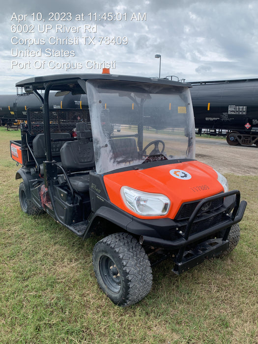 2020 Kubota RTV-X1140W-H 4WD, LED Strobe, Windshield Acrylic Clear, Plastic Canopy, Wire Harness Kit, Backup Alarm