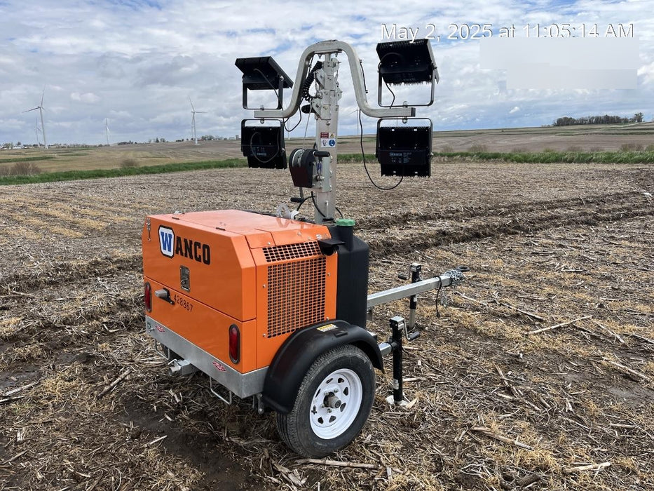 2024 Wanco WLTT-4MM4K Diesel, Deep Sea Controller, Shore Power Plug, Auto Start, (4) 350W LED Floodlights, 4kW Generator, 60 Gal Fuel Tank, 2" Ball, T3