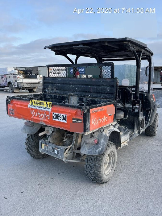 2022 Kubota RTV-X1140W-H Plastic Canopy, Windshield Acrylic Clear, LED Strobe Light, Wire Harness Kit, Back up Alarm
