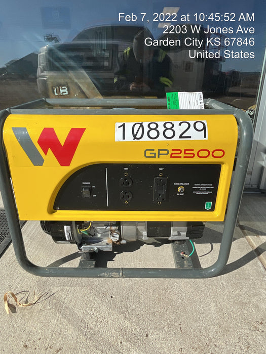 2020 WACKER NEUSON GP2500A