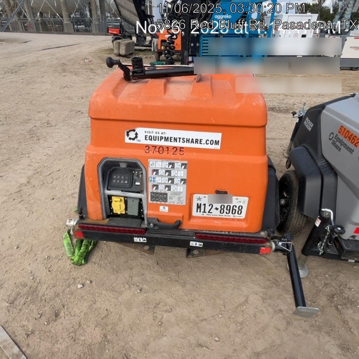 2023 Generac MLT2 Diesel, Flex Switch 120V Input, Powerzone Controller, 
(4) 320W LED Lights, 4kW Generator, 39.9 Gal Fuel Tank, 2" Ball, T3