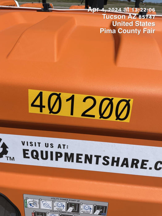 2024 Generac MLT2 Diesel, Flex Switch 120V Input, Powerzone Controller, 
(4) 320W LED Lights, 4kW Generator, 39.9 Gal Fuel Tank, 2" Ball, T3