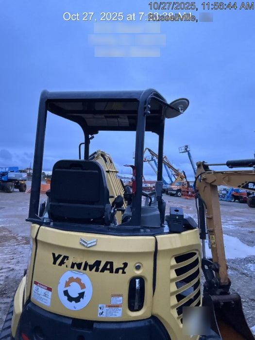 2020 Yanmar ViO35PR Open ROPS / Rubber Track / NO COUPLER
