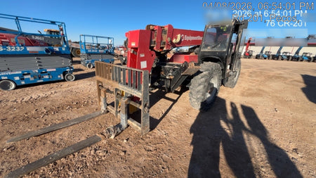 2019 Manitou MTA12042 120hp T4F, Cab/Heat/Air, Cab and Boom LED work lights, Auxiliary Hydraulics, Solid Tires, Amber strobe, Lift Hook 66" Carriage, 60" Forks