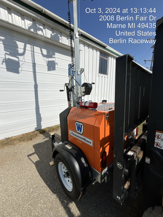 2024 Wanco WLTT-4MM4K Diesel, Deep Sea Controller, Shore Power Plug, Auto Start, (4) 350W LED Floodlights, 4kW Generator, 60 Gal Fuel Tank, 2" Ball, T3