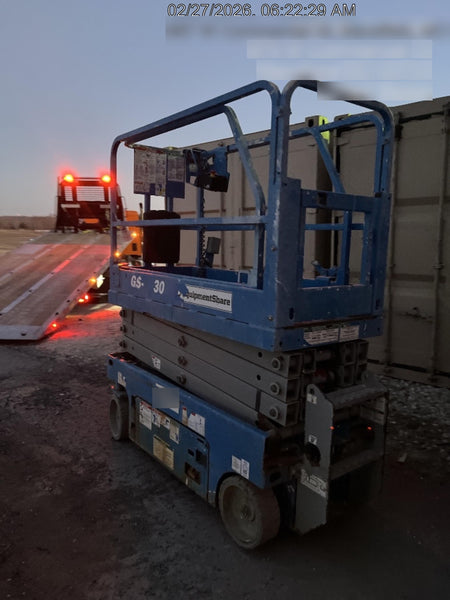 2020 Genie GS-1930 Solid Non Marking Tires, Beacon, Folding rails with half height swing gate
