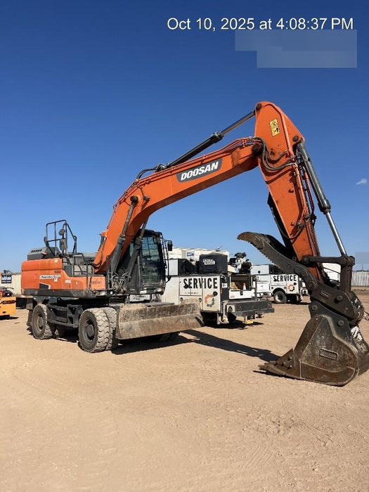 2019 Doosan DX210WE-5 Standard Wheeled Excavator, Hydraulic Quick Coupler