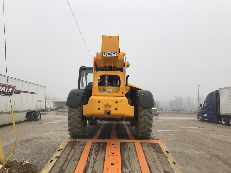 2019 JCB 510-56 Open ROPS, 74 HP, Solid Tires, Worklights, Beacon, Aux Hydraulics, Lifting Eye, 60" Carriage/60" Forks