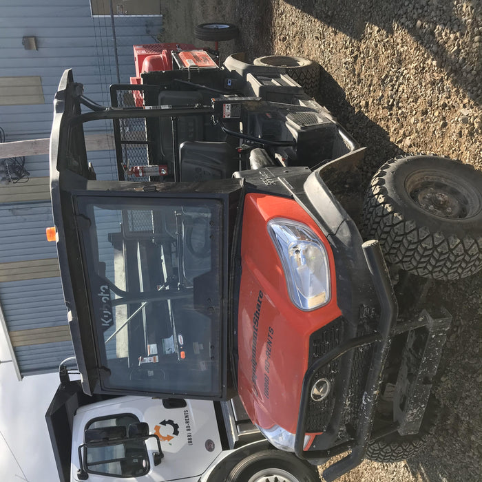 2019 Kubota RTV-X1140W-H 4wd Utility Cart, 4 Seat, Diesel, LED Strobe, Windshield Tempered Glass, Plastic Canopy, Wire Harness Kit, Backup Alarm