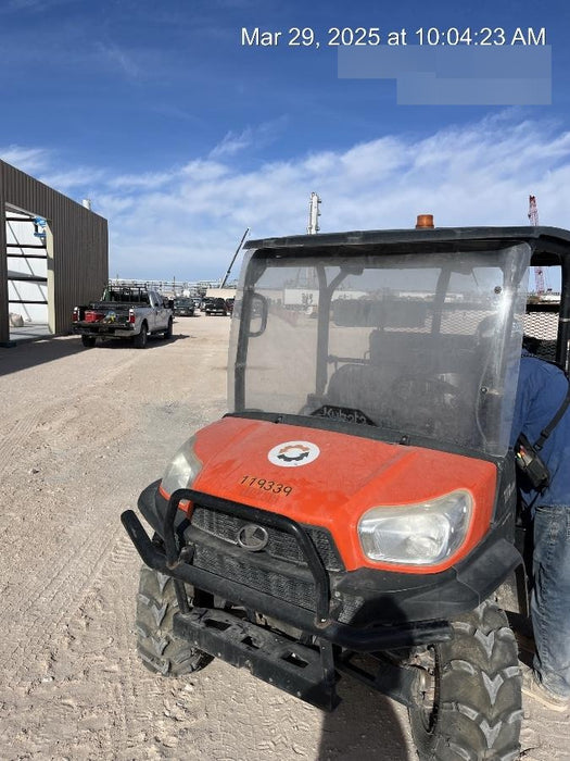 Kubota RTV-X1140W-H Canopy, 4-Seater, Diesel, Windshield Acrylic Clear, LED Strobe, Backup Alarm