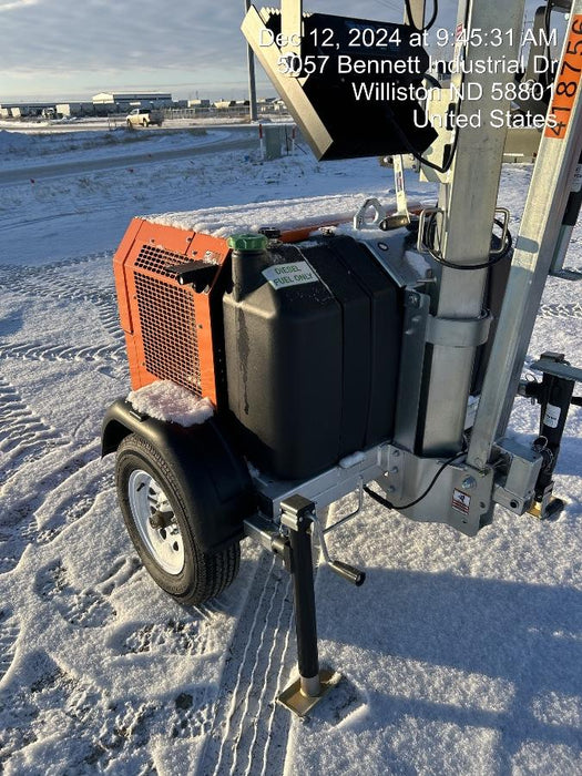 2024 Wanco WLTT-4MM4K Diesel, Deep Sea Controller, Shore Power Plug, Auto Start, (4) 350W LED Floodlights, 4kW Generator, 60 Gal Fuel Tank, 2" Ball, T3