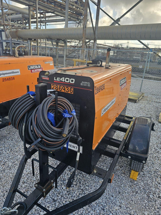 2022 Lincoln Electric LE400 Kubota V1505, Trlr, Cable Rack, Light Kit, ES Decals, T3