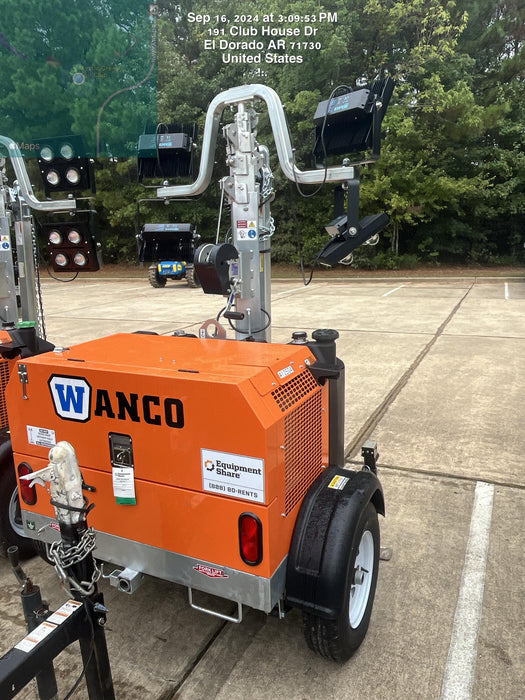 2024 Wanco WLTT-4MM4K Diesel, Deep Sea Controller, Shore Power Plug, Auto Start, (4) 350W LED Floodlights, 4kW Generator, 60 Gal Fuel Tank, 2" Ball, T3