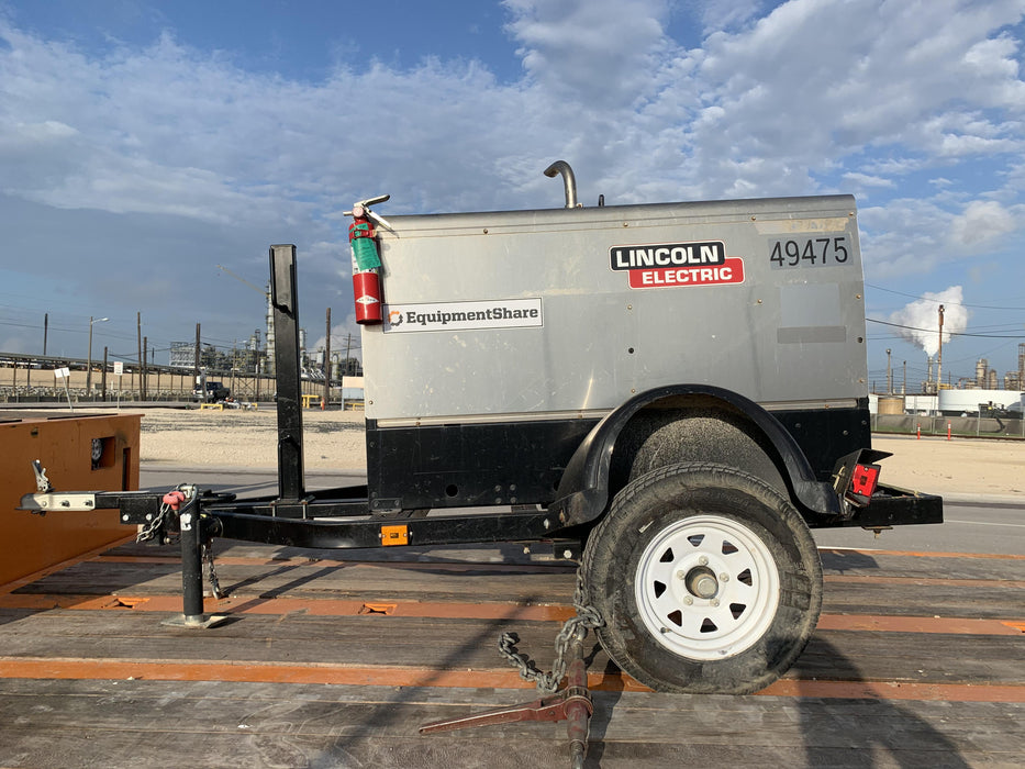 2019 Lincoln Electric Vantage 322 Ready-Pak 3, Two Wheel Trailer, Fender and Light Kit, Cable Rack