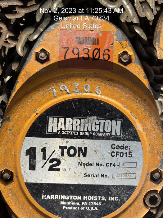 2020 HARRINGTON CF015-10