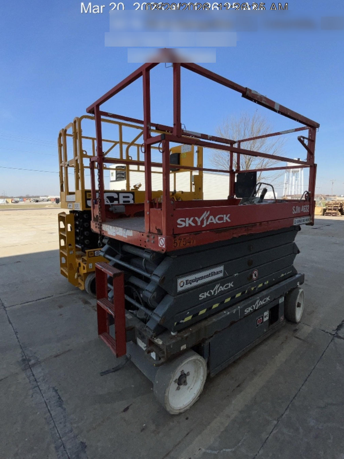 2016 Skyjack SJIII-4632 Standard Rental Specs