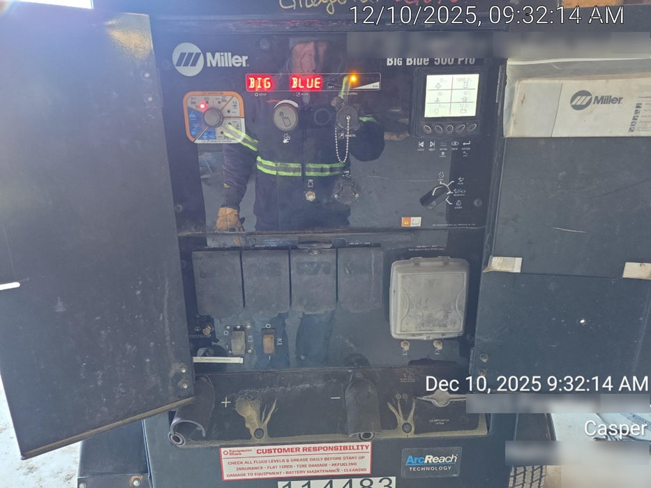 2020 Miller Electric BB500 BIG BLUE 500 PRO (KUBOTA) DELUXE W/ ARCREACH