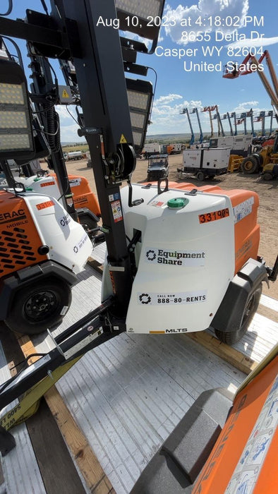 2023 Generac MLT2 Diesel, Flex Switch 120V Input, Powerzone Controller, (4) 320W LED Lights, 4kW Generator, 39.9 Gal Fuel Tank, 2" Ball, T3