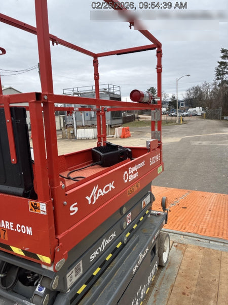 2024 Skyjack SJ3219 Electric Drive, Sld NM Tires, DBcns, RFRails, Power to Platform, T3 + Access Control
