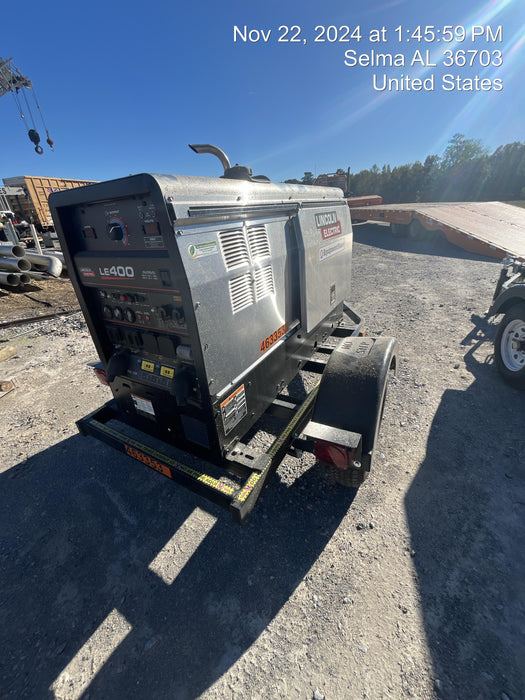 2024 Lincoln Electric LE400 Kubota V1505, Trlr, Cable Rack, Light Kit, ES Decals, T3