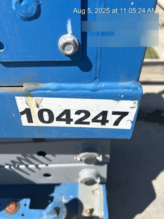 2020 Genie GS-1930 Solid Non Marking Tires, Beacon, Folding rails with half height swing gate, 800W Inverter