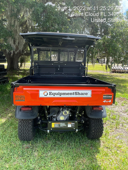 2022 Kubota RTV-X1140W-H Plastic Canopy, Windshield Acrylic Clear, LED Strobe Light, Wire Harness Kit, Back up Alarm