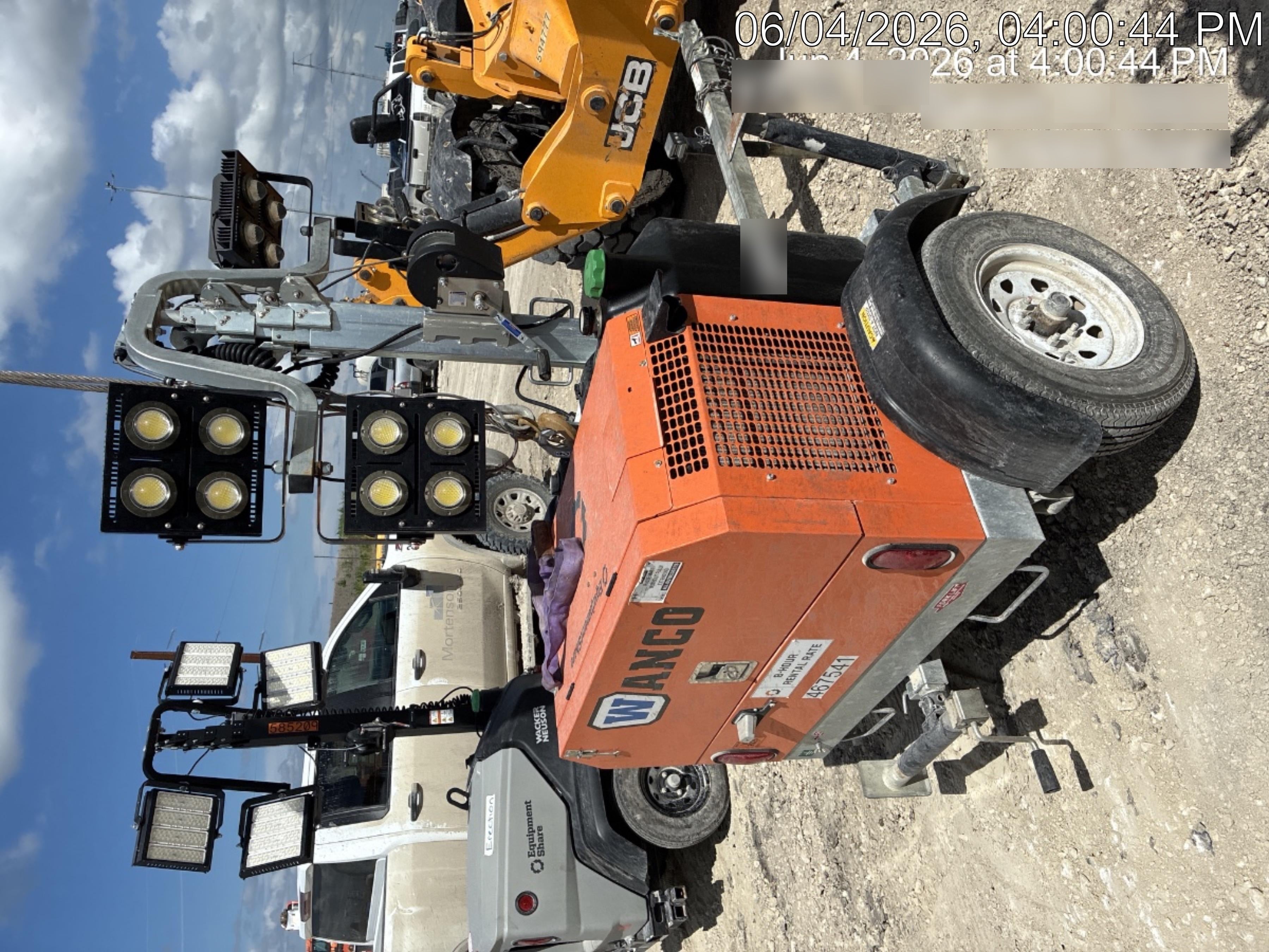2024 Wanco WLTT-4MM4K Diesel, Deep Sea Controller, Shore Power Plug, Auto Start, (4) 350W LED Floodlights, 4kW Generator, 60 Gal Fuel Tank, 2" Ball, T3