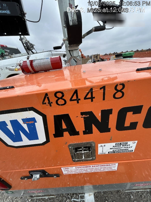 2024 Wanco WLTT-4MM4K Diesel, Mitsubishi L2E, 9.0HP @1800 rpm, Deep Sea Controller, Shore Power Plug, Auto Start, (4) 350W LED Floodlights, 4kW Generator, 60 Gal Fuel Tank, 2" Ball, T3