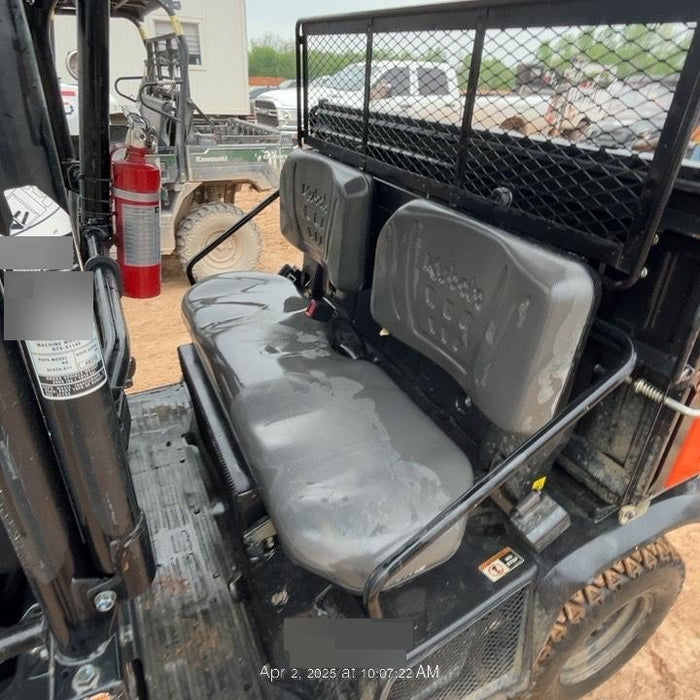 2022 Kubota RTV-X1140W-H Plastic Canopy, Windshield Acrylic Clear, LED Strobe Light, Wire Harness Kit, Back up Alarm