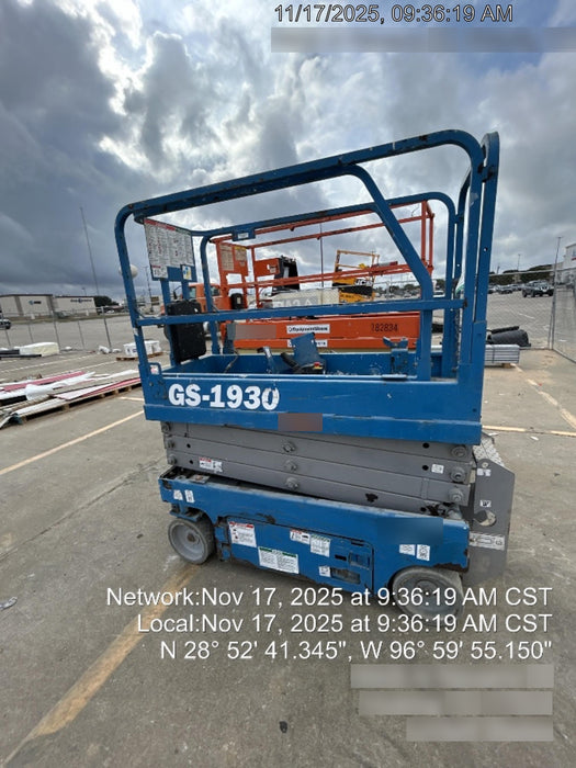 2018 Genie GS-1930 Genie GS-1930 Scissor Lift w/Standard Options