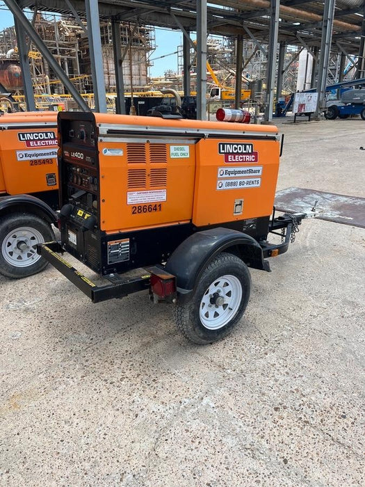 2022 Lincoln Electric LE400 Kubota V1505, Trlr, Cable Rack, Light Kit, ES Decals, T3