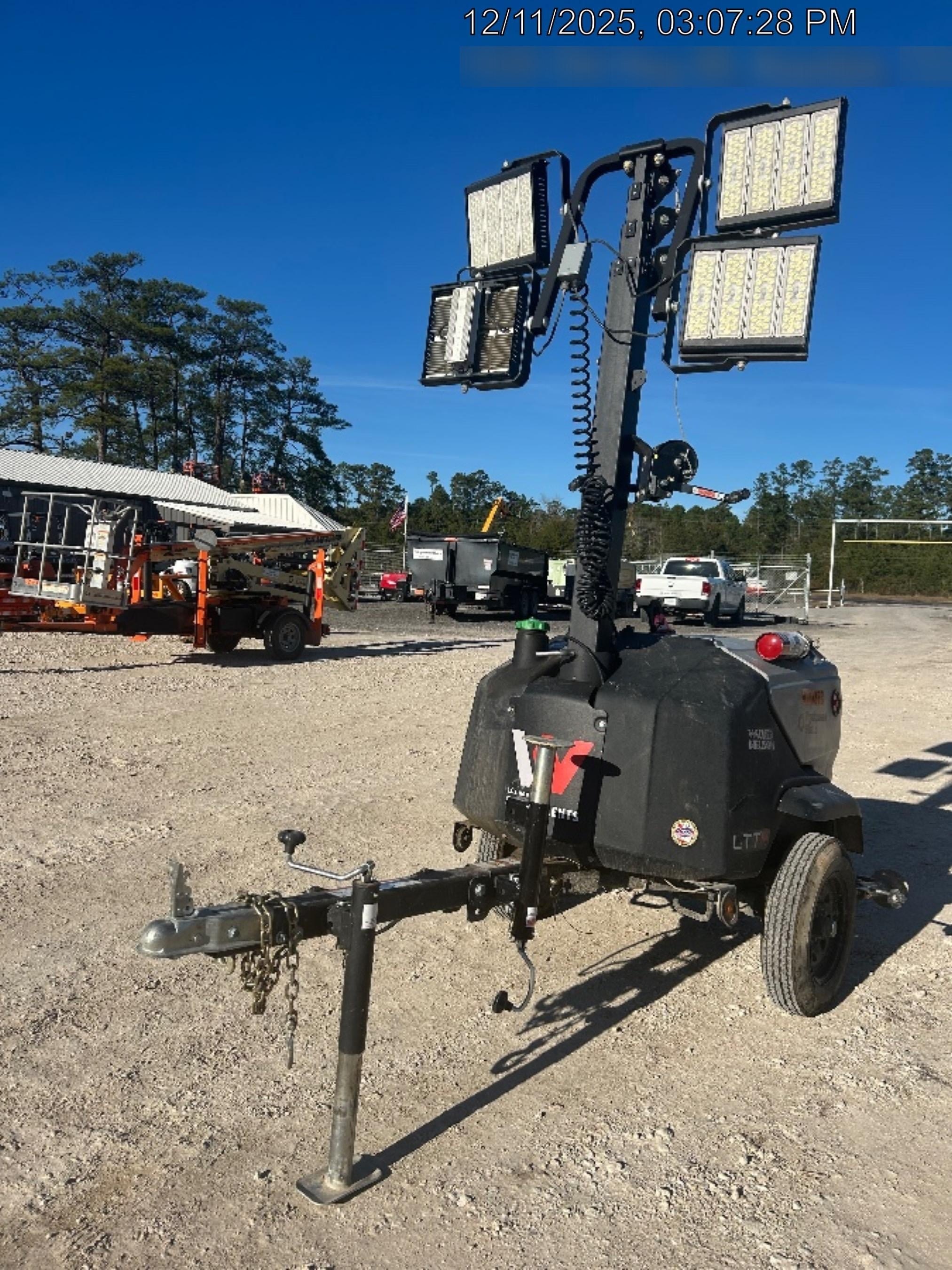 2024 Wacker Neuson LTT4 Diesel, Kohler KDW702, Deep Sea Controller, Auto Start, LED 320W, Bypass Outlet, T3