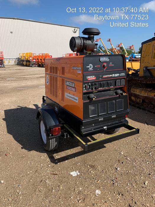 2022 Lincoln Electric Vantage 549X Crosslink Technology, Trailer Mounted, ES Decals, T3