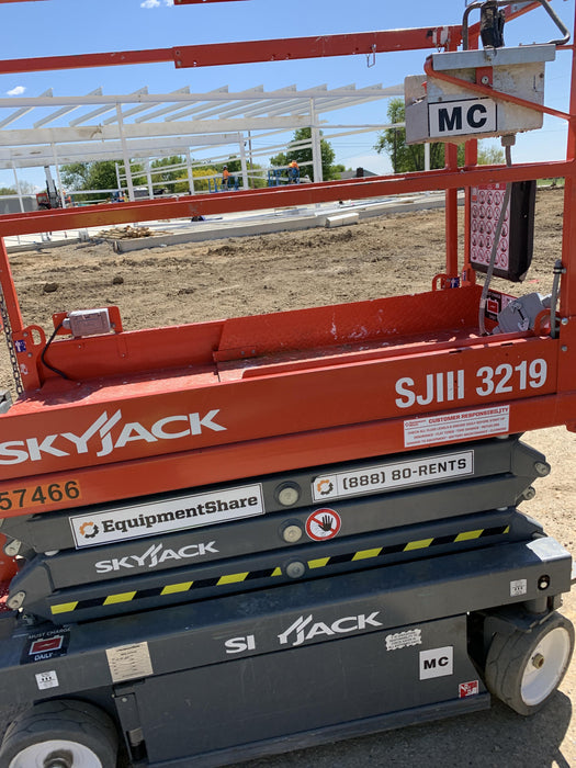 2018 Skyjack SJIII-3219 Standard Rental Specs