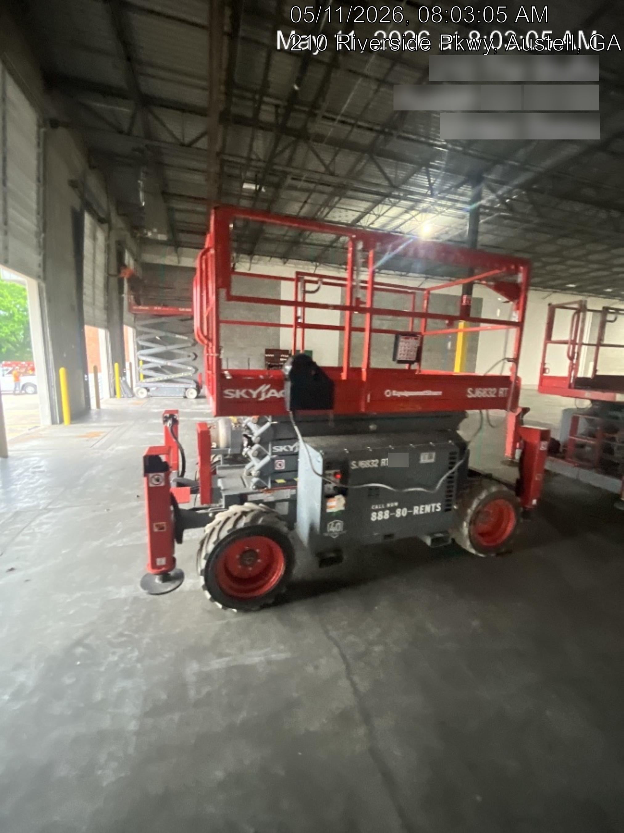 2018 Genie GTH-636 Genie GTH-636 w/Open ROPS, Solid Tires, beacon/work lights, 48" carriage/forks
